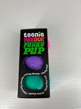 NEEDOH Funky Pup Kids Toy - Purple & Teal